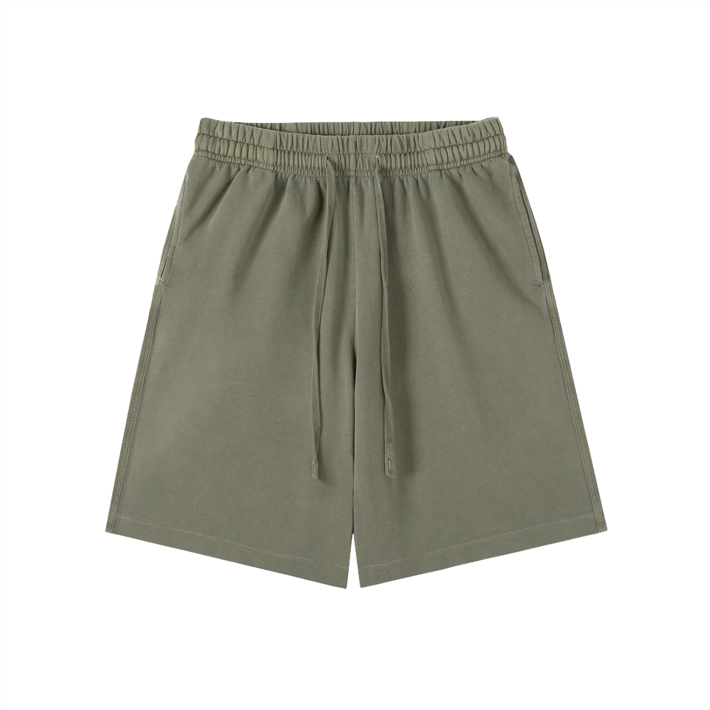 BASICS — Vintage Wash Cotton Shorts
