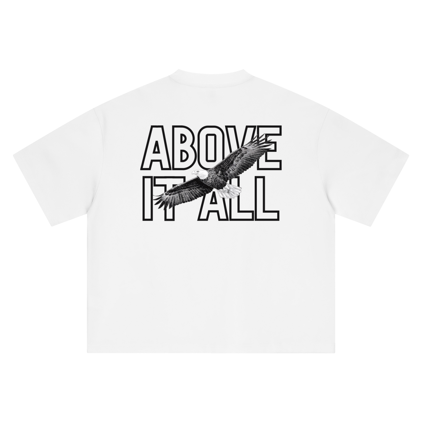 ABOVE IT ALL — Boxy Oversized T-Shirt