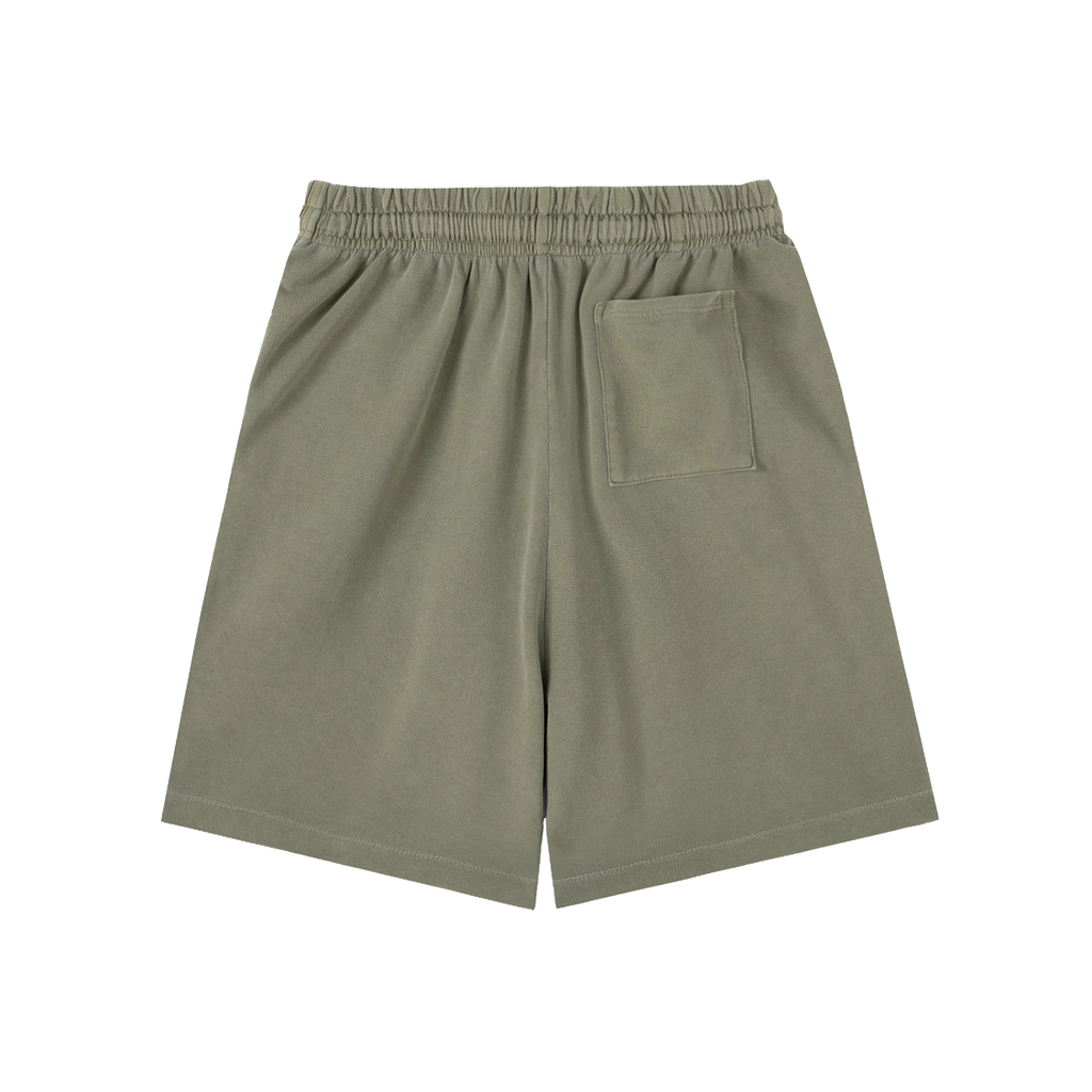 BASICS — Vintage Wash Cotton Shorts